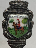 Mounted Police RCMP Canada Silverplated  Souvenir Spoon