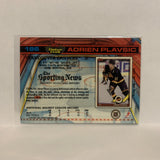 #196 Adrien Plavsic Vancouver Canucks 1991-92 Topps Stadium Club Hockey Card LL
