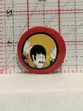 The Beattles Band Member Cartoon Button Pinback