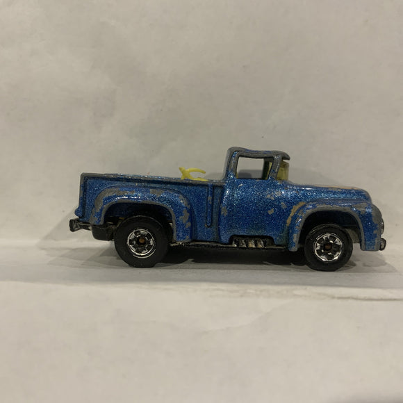 Blue Pick Up Truck ©1973 Hot Wheels Diecast Car GD