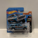 Blue 64 Nova Wagon Gasser 4/10 HW Race Day 2019 FYB75 198/250 Hot Wheels Short Card
