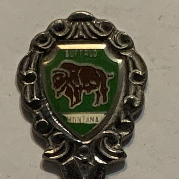 Montana Buffalo Collectable Souvenir Spoon BE