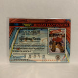 #19 Brian Hayward San Jose Sharks 1991-92 Topps Stadium Club Hockey Card LM