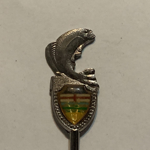Edariton Alberta Fish Crest Emblem Collectable Souvenir Spoon BE
