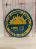 River East School Division #9 School Patrol Button Pinback