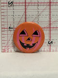 Pumpkin Jack O Lantern Button Pinback