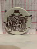 Hats Off To Al 25th Button Pinback