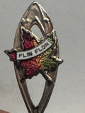 Flin Flon Manitoba Maple Leaf Canada  Souvenir Spoon