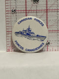 Canadian Forces Battle Ship Forces Canadiennes Button Pinback