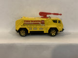 Yellow Airport Fire Tanker 2003 Matchbox Loose Diecast Car