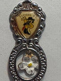 Osoyoos BC Mascot Dogwood Flower  Souvenir Spoon