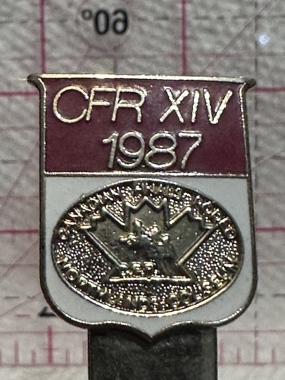 CFR XIV 1987 Rodeo  Souvenir Spoon