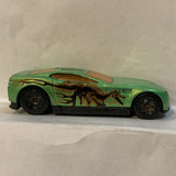 Green Dino Torque Screw ©2004 Hot Wheels AD