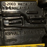 Yellow Asphalt Assault ©2003 Hot Wheels Diecast Car GD