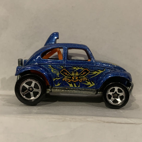 Blue Volkswagon Beetle ©1983 Hot Wheels Diecast Car GD