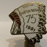 City of Wetaskiwin 1981 75th Collectable Souvenir Spoon BF