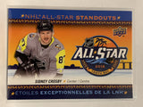 # AS-2 Sidney Crosby Pittsburgh Penguins 2018-19 Upper Deck Tim Hortons Hockey Card