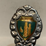 Island Lake Alberta Oil Derricks Collectable Souvenir Spoon BF