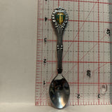 Island Lake Alberta Oil Derricks Collectable Souvenir Spoon BF