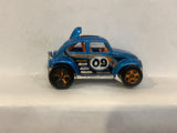 Blue Volkswagen Beetle 1983  Hot Wheels Loose Diecast Car