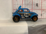 Blue Volkswagen Beetle 1983  Hot Wheels Loose Diecast Car