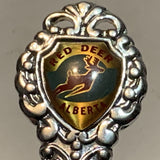 Red Deer Alberta Logo Collectable Souvenir Spoon BF
