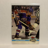 #332 Adam Graves New York Rangers 1991-92 Topps Stadium Club Hockey Card LN