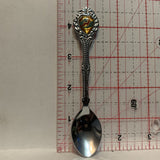 Red Deer Alberta Logo Collectable Souvenir Spoon BF