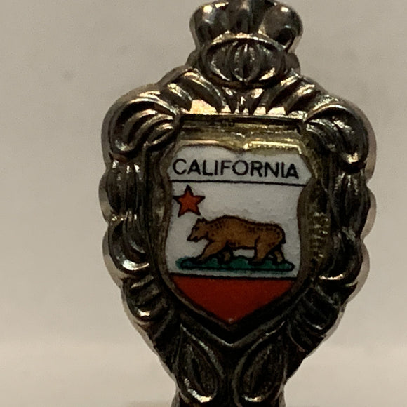California Bear Crest Emblem Collectable Souvenir Spoon BF