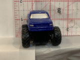 Blue Lifted Racer Truck Hot Wheels Loose Diecast Car