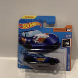 Blue Corvette C7R 8/10 HW Race Team 2019 FYC75 193/250 Hot Wheels Short Card