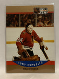 # 659 Tony Esposito Hall of Famer Chicago Blackhawks 1990-91 Proset Hockey Card
