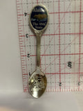 Alaska The 49th State Fishing Grizzley Bear Souvenir Spoon