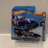 Blue Mustang Funny Car 4/10 HW Race Team 2019 FYC72 212/250 Hot Wheels Short Card