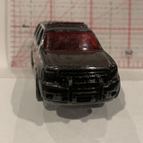 Black White '07 Chevy Tahoe Highway Patrol Hot Wheels Diecast Car GE