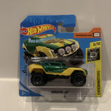 Green Hyper Rocker 6/10 Experimotors 2019 FYD84 126/250 Hot Wheels Short Card