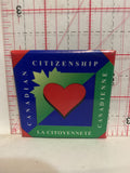 Canadian Citizenship La Citoyennete Canadienne Button Pinback