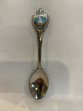 Golden BC Native Maple Leaf Canada Souvenir Spoon
