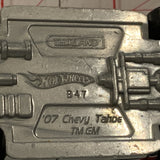 Black White '07 Chevy Tahoe Highway Patrol Hot Wheels Diecast Car GE