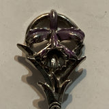 Aloha From Hawaii Orchid Flower Collectable Souvenir Spoon BF