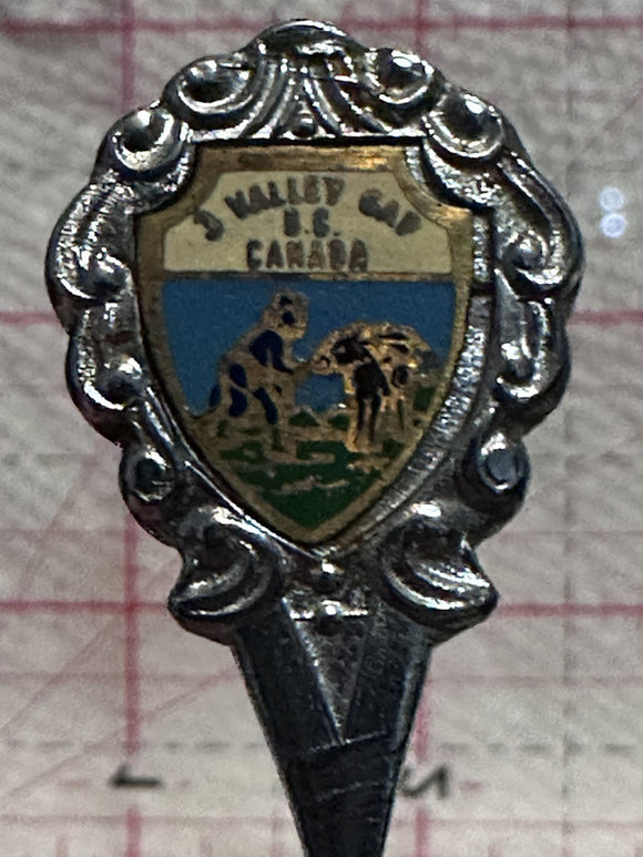 3 Valley Gap British Columbia Canada  Souvenir Spoon