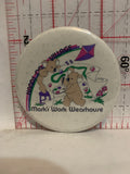Hands on Village Mark's Work Wearhouse Button Pinback