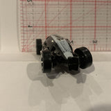 Black White Skunk Racing Lakester ©1997 Hot Wheels Diecast Car GE