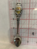 Athabasca Alberta Canada Maple Leaf Souvenir Spoon
