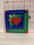 Canadian Citizenship La Citoyennete Canadienne Button Pinback