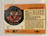 # 655 Stan Mikita Career Point Leader Chicago Blackhawks 1990-91 Proset Hockey Card