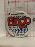 Lucky Bingo Winnipeg Free Press Button Pinback