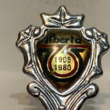 Westlock Alberta 75th 1905 1980 Collectable Souvenir Spoon BG