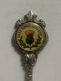 Frae Bonnie Scotland Thistle Flower Souvenir Spoon