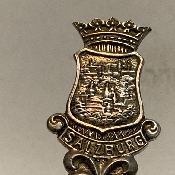 Salzburg Austria Crest Collectable Souvenir Spoon BG